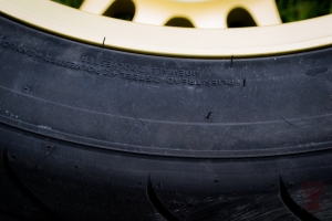 Tire groove. Barely there.